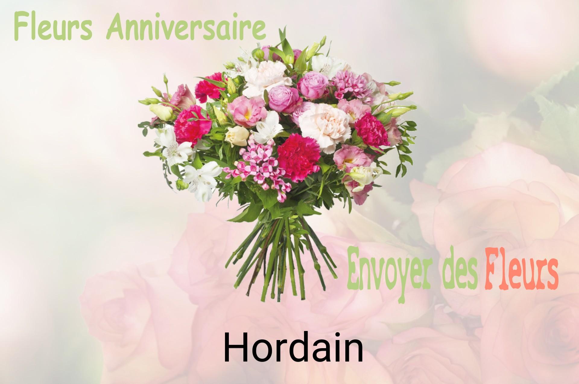 Bouquet de fleurs d’anniversaire livré à Hordain
